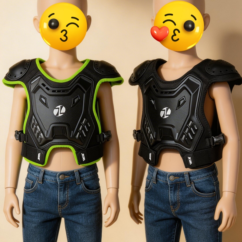 Chest Protector Armor - Kinder Motorrad-Schutzweste Brust- und Rückenprotektor für
