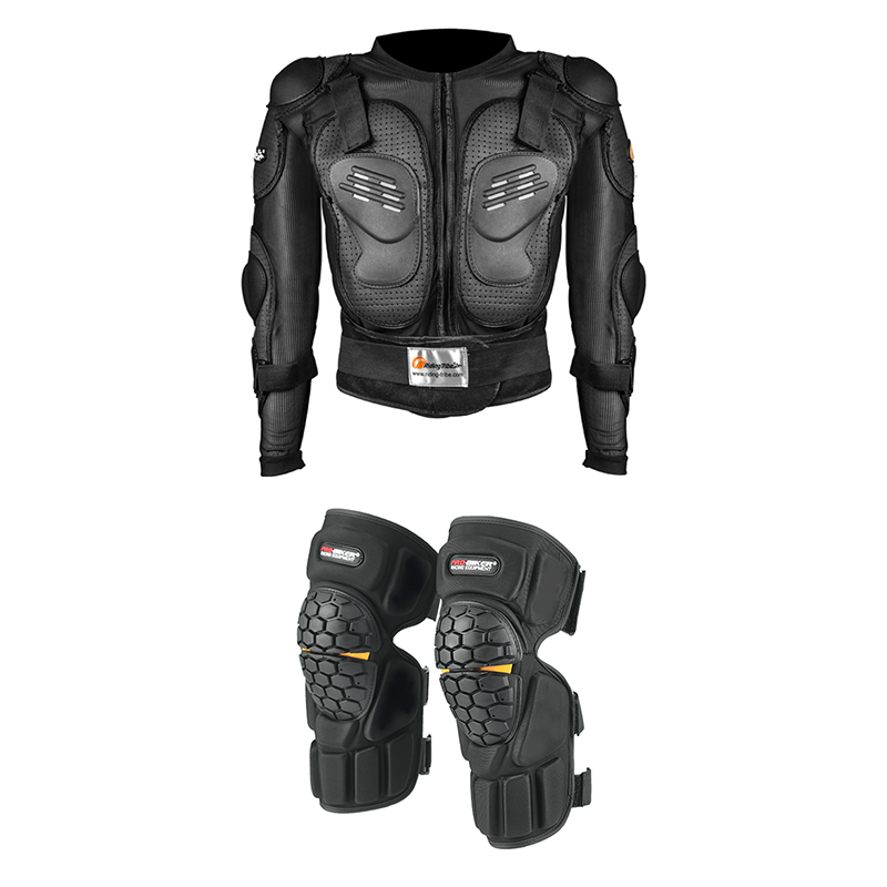 Chest Protector Armor - Motorrad-Schutzjacke für Erwachsene und Knieschoner, Motorradzubehör,