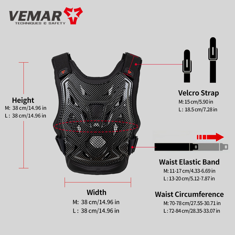VEMAR Kinder-Jugend-Motocross- – Chest Protector Armor Bewertung und Preis