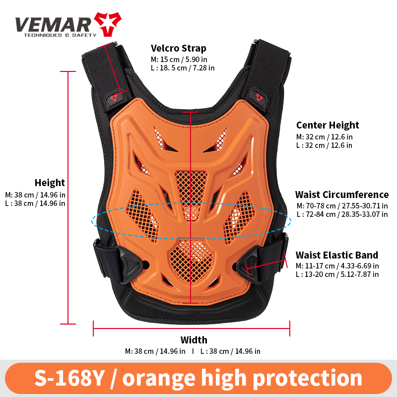 VEMAR Kinder/Jugend Motorrad-S – Chest Protector Armor Bewertung und Preis