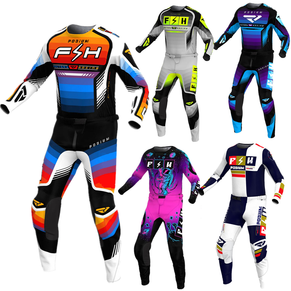 2024 FH Jersey Set MX Gear Set – Motorcycle Gear Sale Bewertung und Preis